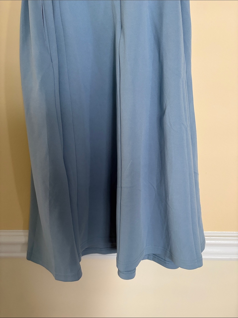 New Grace Karin Sleeveless Blue Belted A-Line Dress L - Picture 6 of 9